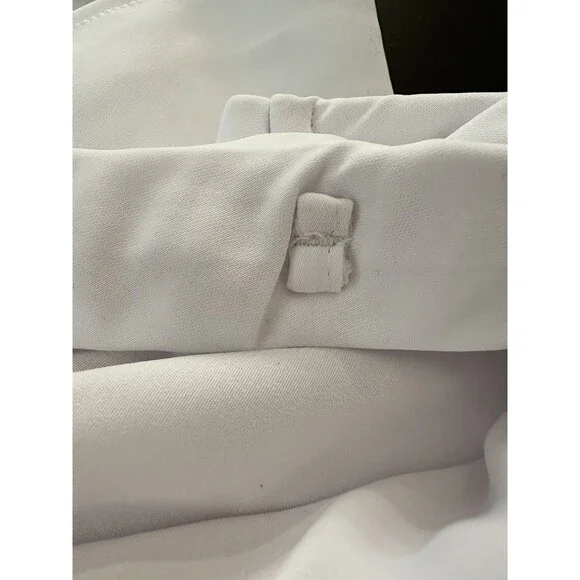 NWT Abercrombie & Fitch MEDIUM White Lined Strapless Top NEW - Picture 5 of 10